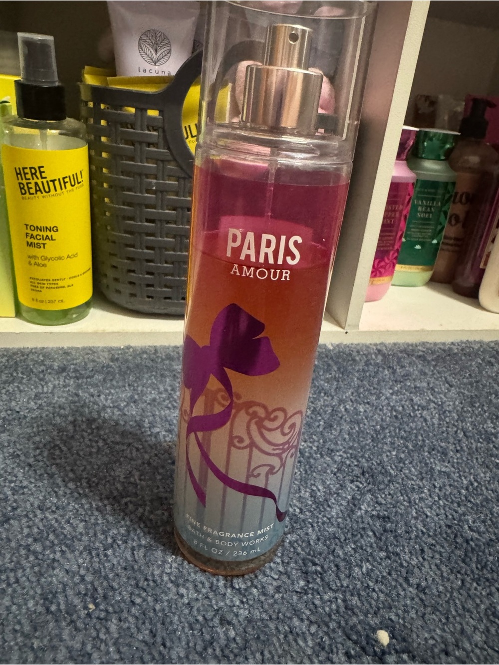 Bath & Body Works Paris Amour Fragrance Mist - Pink Purple Gradient